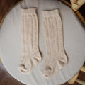 Summer Kids Socks Floral Big Bow Toddlers Girls knee High Long Sock Soft Cotton Hollow Out Baby Socks Mesh Girl Princess Socken