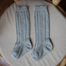 Summer Kids Socks Floral Big Bow Toddlers Girls knee High Long Sock Soft Cotton Hollow Out Baby Socks Mesh Girl Princess Socken