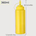 Konco Condiment Squeeze Bottles ,For Ketchup Mustard Mayo Hot Sauces Olive Oil Bottles Kitchen Gadget