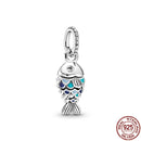 Hot Sale 100% Real 925 Sterling Silver Ariel Balloon Charm Fit Original Pandora Bracelet Making Fashion DIY Jewelry For Women