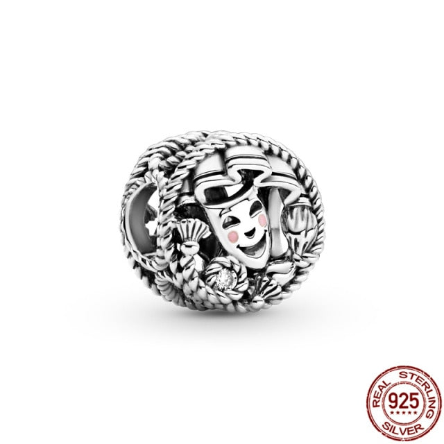 Hot Sale 100% Real 925 Sterling Silver Ariel Balloon Charm Fit Original Pandora Bracelet Making Fashion DIY Jewelry For Women
