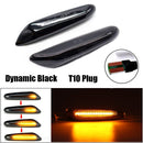 LED Side Marker Mirror Indicator Lamp Flowing Water Turn Signal Light Amber For BMW E90 E91 E92 E93 E60 E87 E82 E61 E46