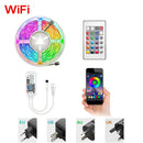 WIFI 5M 10M 15M RGB LED Light Strip RGB Tape Waterproof  Diode Neon Ribbon Flexible For Decoration