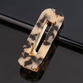 1/2/3 PCS Women Fashion Leopard Acetate Geometric Hair Clips Vintage Hairpins Barrettes Hair Accessories All Match Hair Clips