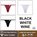 FINETOO 3PCS/Set M-XL Sexy G-string Panties Cotton Women's Underwear Girls Female Underpant Pantys Ladies Bikini Thong Lingerie