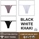 FINETOO 3PCS/Set M-XL Sexy G-string Panties Cotton Women's Underwear Girls Female Underpant Pantys Ladies Bikini Thong Lingerie
