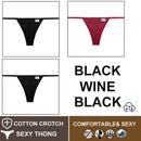 FINETOO 3PCS/Set M-XL Sexy G-string Panties Cotton Women's Underwear Girls Female Underpant Pantys Ladies Bikini Thong Lingerie