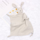 Baby Cotton Muslin Comforter Blanket Soft Newborn Sleeping Dolls Kids Fashion Sleep Toy Soothe Appease Towel Bibs