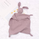 Baby Cotton Muslin Comforter Blanket Soft Newborn Sleeping Dolls Kids Fashion Sleep Toy Soothe Appease Towel Bibs