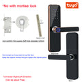 Tuya Wifi Electronic Smart Door Lock With Biometric Fingerprint / Smart Card / Password / Key Unlock/ USB Emergency Charge
