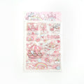 Mohamm 4PCS/Pack Kawaii Anime Stickers Scrapbooking Stationery School Supplies