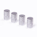 4PCS Valve Caps Aluminum Alloy Tire Valve Stem Covers for Motorcycles Trucks Cars Bikes Schrader Valve Caps Bicycle Accessories