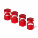4PCS Valve Caps Aluminum Alloy Tire Valve Stem Covers for Motorcycles Trucks Cars Bikes Schrader Valve Caps Bicycle Accessories