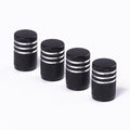 4PCS Valve Caps Aluminum Alloy Tire Valve Stem Covers for Motorcycles Trucks Cars Bikes Schrader Valve Caps Bicycle Accessories