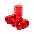 4PCS Valve Caps Aluminum Alloy Tire Valve Stem Covers for Motorcycles Trucks Cars Bikes Schrader Valve Caps Bicycle Accessories