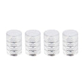 4PCS Valve Caps Aluminum Alloy Tire Valve Stem Covers for Motorcycles Trucks Cars Bikes Schrader Valve Caps Bicycle Accessories