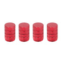 4PCS Valve Caps Aluminum Alloy Tire Valve Stem Covers for Motorcycles Trucks Cars Bikes Schrader Valve Caps Bicycle Accessories