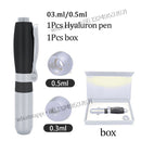 Hyaluron Pen 2 in1 0.3 0.5ML Heads Hyaluronic Acid Pen For Anti Wrinkle Lifting Lip Hyaluron Gun Atomizer Lip Injection Pen Acid
