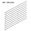 10pcs/set Disposable Tattoo 12g/14g/16g/18g/20g Piercing Needles For Navel Nipple Ear Nose Lip Tattoo Piercing Needles Kit Tool