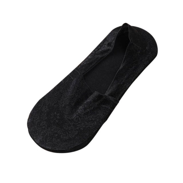1/2 Pairs Fashion Women Girls Summer Socks Style Lace Flower Short Sock Antiskid Invisible Ankle 2020 Sox Sock Slippers