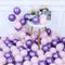 20pcs Pink Silver Confetti balloons Set Chrome metallic ballon Birthday Party Wedding Decoration Wedding Anniversary globals