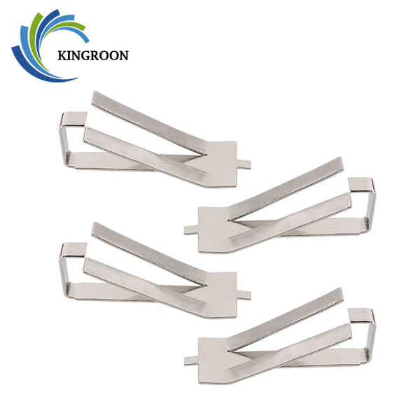 KINGROON 6pc 8pc Ultimaker Build Platform Retainer Stainless Steel Glass Heated Bed Clip Clamp 3D printer parts Heatbed clip