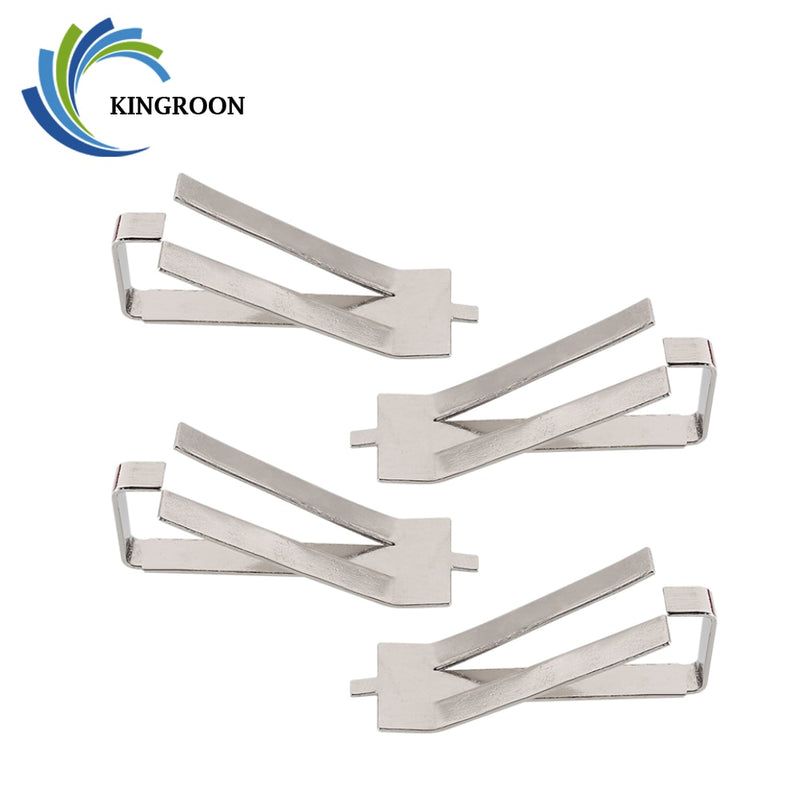 KINGROON 6pc 8pc Ultimaker Build Platform Retainer Stainless Steel Glass Heated Bed Clip Clamp 3D printer parts Heatbed clip
