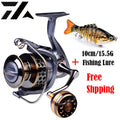 New High Quality Max Drag 21KG Spool Fishing Reel Gear 5.2:1 Ratio High Speed Spinning Reel Casting Reel Carp For Saltwater