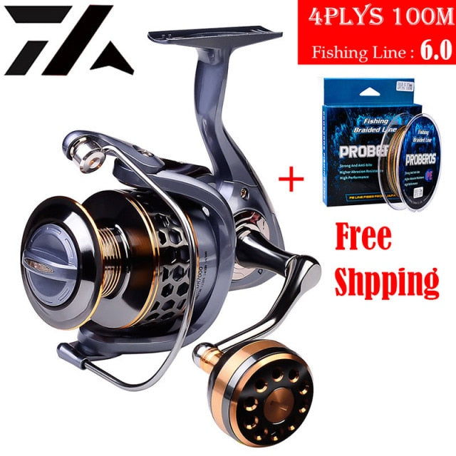 New High Quality Max Drag 21KG Spool Fishing Reel Gear 5.2:1 Ratio High Speed Spinning Reel Casting Reel Carp For Saltwater