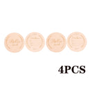 Wooden Baby Month Milestone Card Newborn Birth Month Birthday Milestone Wooden Teether Baby Kids Photography Props Toy