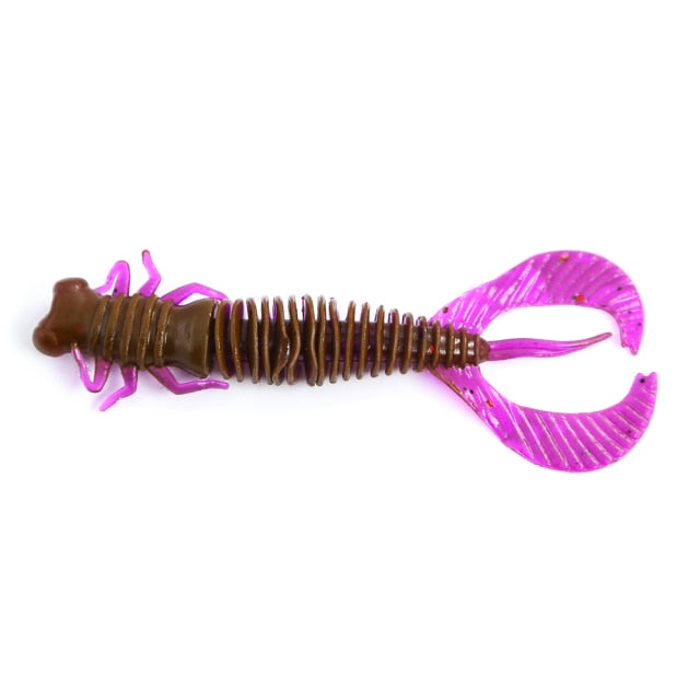B&U  Larva Soft Fishing Lures   Artificial Lures Silicone Wobblers For Pike Swimbait Jigging Plastic Baits Worm