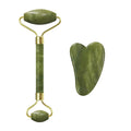Drop Shipping Jade Face Roller Gua Sha Facial Massager 100% Natural Real Stone Gouache Scraper Face Skin Care Massage Tools
