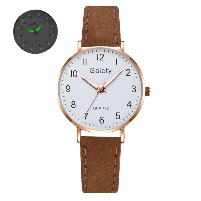 2021 NEW Women's Watches Simple Vintage Small Watch Leather Strap Casual Sport Clock Dress Wristwatches Women Relogio mujer