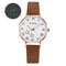 2021 NEW Women's Watches Simple Vintage Small Watch Leather Strap Casual Sport Clock Dress Wristwatches Women Relogio mujer