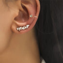 Top Quality 4/6MM AAA Cezch Zircon Chic Filled Tragus Earring For Women Non Piercing Clip Earing Ear Cuff 2021 Also Be Nose Ring