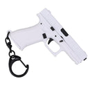 Tactical Pistol Shape Keychain Mini Portable Decorations Detachable G-45 Gun Weapon Keyring Key Chain Ring Trend Gift