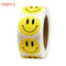 Smiley Face Sticker Kids Reward Sticker Yellow Dots Labels Happy Smile Face Sticker Kids Toys School Teacher Student Stationery