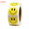 Smiley Face Sticker Kids Reward Sticker Yellow Dots Labels Happy Smile Face Sticker Kids Toys School Teacher Student Stationery