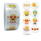 Smiley Face Sticker Kids Reward Sticker Yellow Dots Labels Happy Smile Face Sticker Kids Toys School Teacher Student Stationery