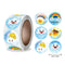 Smiley Face Sticker Kids Reward Sticker Yellow Dots Labels Happy Smile Face Sticker Kids Toys School Teacher Student Stationery