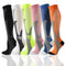 1/2/3/4/5/6/7 Pairs Compression Socks Fit Varicose Veins Football Soccer Stockings 30Mm Men Women Socks For Running Cycling Sock