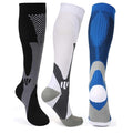 1/2/3/4/5/6/7 Pairs Compression Socks Fit Varicose Veins Football Soccer Stockings 30Mm Men Women Socks For Running Cycling Sock