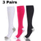 1/2/3/4/5/6/7 Pairs Compression Socks Fit Varicose Veins Football Soccer Stockings 30Mm Men Women Socks For Running Cycling Sock
