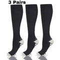1/2/3/4/5/6/7 Pairs Compression Socks Fit Varicose Veins Football Soccer Stockings 30Mm Men Women Socks For Running Cycling Sock