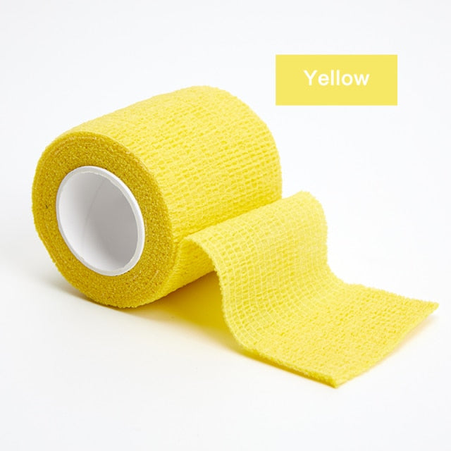 1 piece Elastic Bandage Tapes Athletic Tape Elastoplast Sports Recovery Strapping Gym Waterproof Muscle Relief Finger Ankle