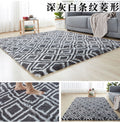 Large Rugs For Modern Living Room Long Hair Lounge Carpet In The Bedroom Furry Decoration Nordic Fluffy Floor Bedside Mats