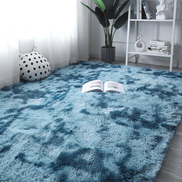 Large Rugs For Modern Living Room Long Hair Lounge Carpet In The Bedroom Furry Decoration Nordic Fluffy Floor Bedside Mats