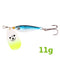 1PCS Rotating Metal Spinner Fishing Lure Hard Bait11g15g20g Artificial Bait Wobblers Fishing Bait Carp Bass Pike Fishing Tackle