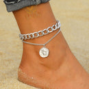 FNIO Bohemia Chain Anklets for Women Foot Accessories 2021 Summer Beach Barefoot Sandals Bracelet ankle on the leg Female