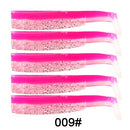 FTK black minnow jig head fishing lure soft pike lure 5g/12g/ 25g bass fishing shad soft bait boat code seabass bait for Zand